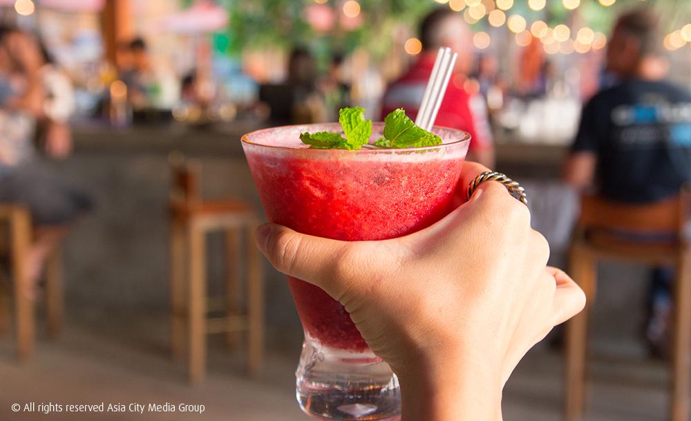 This beach club comes with one of Phuket's best sunsets