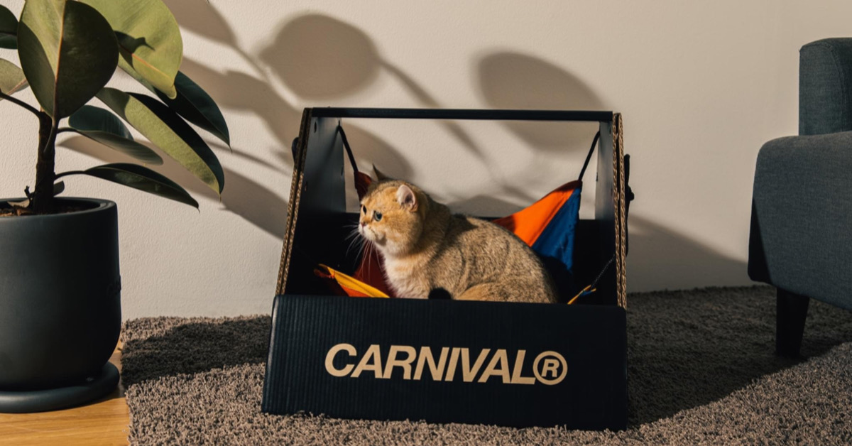 ปรนเปรอ ‘เจ้านาย’ อย่างทาสฮิป ๆ ด้วยบ้านแมวสุดเท่จาก CARNIVAL Cat Collection!