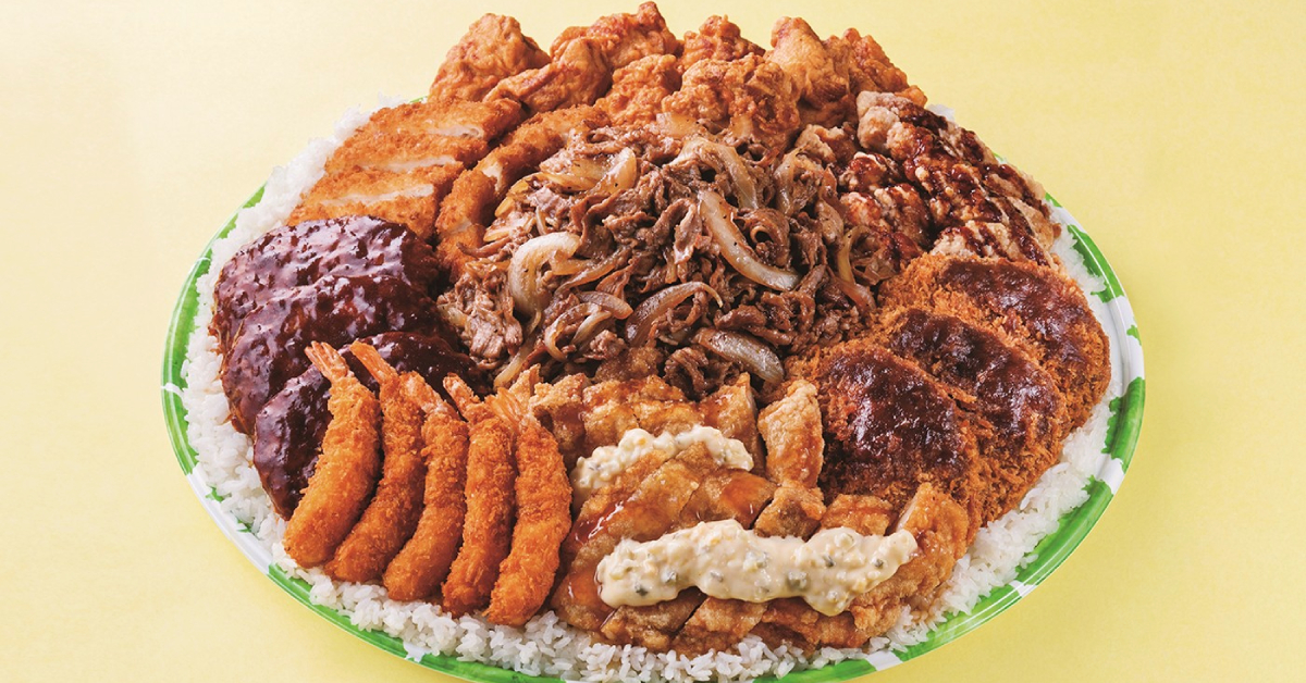 อิ่มไม่กลัว กลัวไม่อิ่ม: เชนร้านญี่ปุ่น Origin Toshu ทำ ‘เบนโตะหมื่นแคลฯ’ ไซซ์ยักษ์วางขายแบบลิมิเต็ด