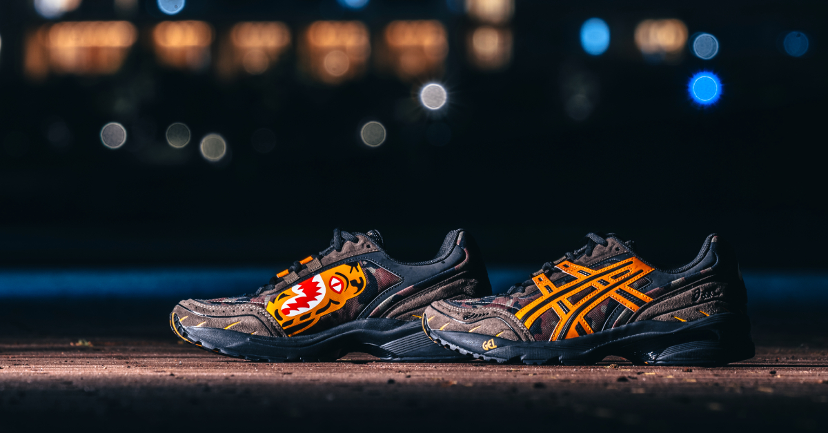 A BATHING APE x ASICS เผยโฉมสนีกเกอร์ SportStyle ดีไซน์จี๊ด ในโมเดล GEL-1090