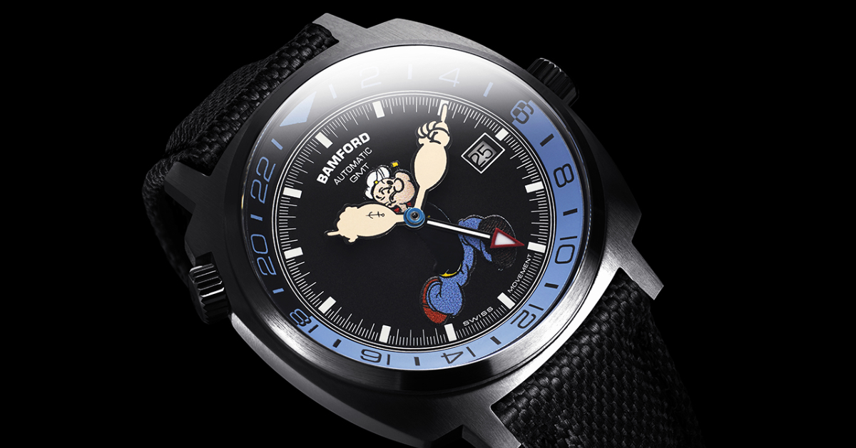 บอกเวลาอย่างกะลาสีผู้แข็งแกร่ง: Bamford London ผลิตนาฬิกา Popeye เอดิชันล่าสุด ที่มาในกระป๋องผักโขมสุดคูล
