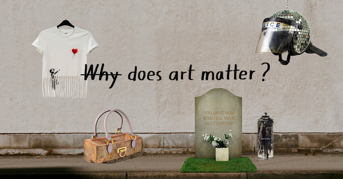 จะเกิดอะไรขึ้นเมื่อศิลปินกราฟิตี้สุดลึกลับ Banksy ตัดสินใจเปิด Online Store ขายผลงานตัวเอง