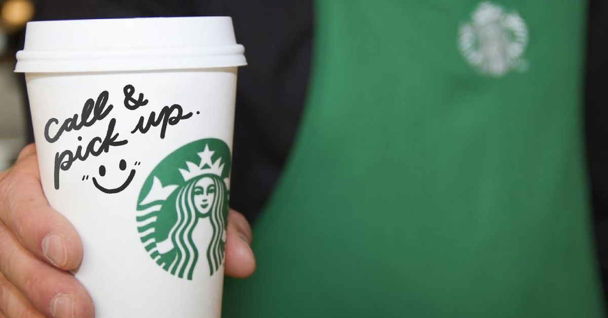 ขับรถเทียบหน้าร้าน รอรับกาแฟแก้วโปรดจากบริการพิเศษ Starbucks Call & Pick Up