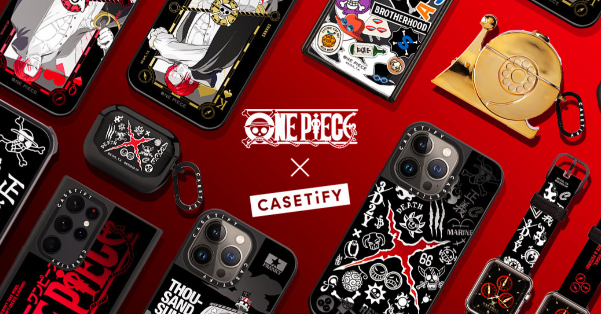 คอลแลบฯ แบบไม่ว่างเว้น มังงะดังเปิดโปรเจกต์แอกเซสเซอรีใหม่ One Piece x CASETiFY วางขาย 5 ต.ค.