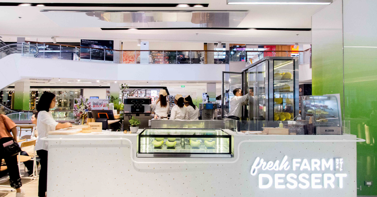 Coro Field Dessert ร้านขนมหวานจากเมล่อนส่งตรงจากฟาร์มสู่กลางเซ็นทรัลเวิลด์