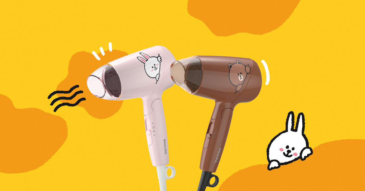 Philips Meets LINE FRIENDS ไดร์เป่าผมรุ่นลิมิเต็ดที่น่ารักจนอยากตื่นมาสระผมทุกเช้า