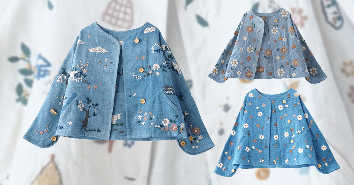 ชวน ‘เอฟ’ สินค้าจาก ‘ภูคราม’ แบรนด์ผ้าย้อมครามที่สร้างไอเทมแฟชั่นดีต่อใจด้วยลายปักแสนน่ารัก