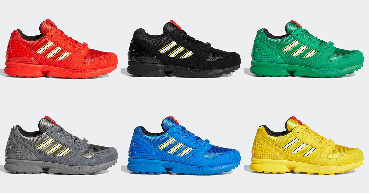 Adidas ZX 8000 x LEGO เมื่อสีสันที่ชวนให้นึกย้อนวันวานของ LEGO มาอยู่บนสนีกเกอร์สุดคูล