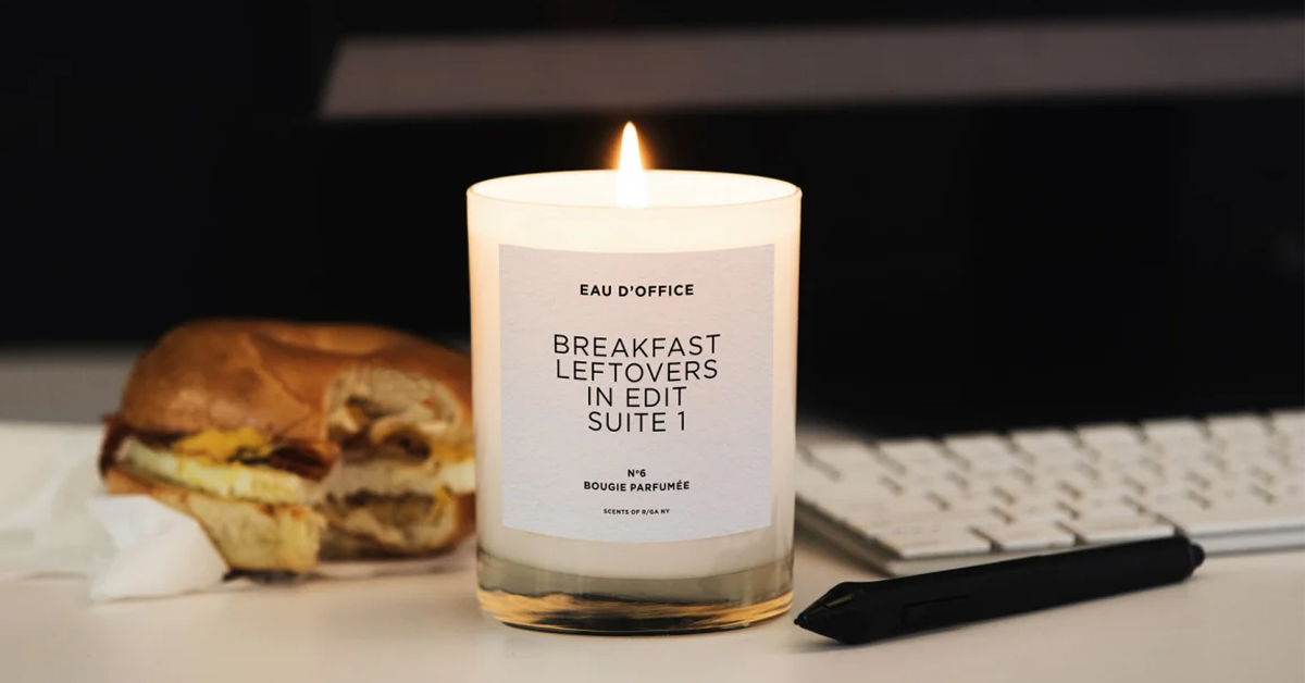 ชวนส่อง (ดม) Eau D’Office เทียนหอมกลิ่นออฟฟิศ จากสตูดิโอออกแบบสุดคูล R/GA ที่ลามมาออกแบบ ‘บรรยากาศ’ WFH ด้วยแล้ว