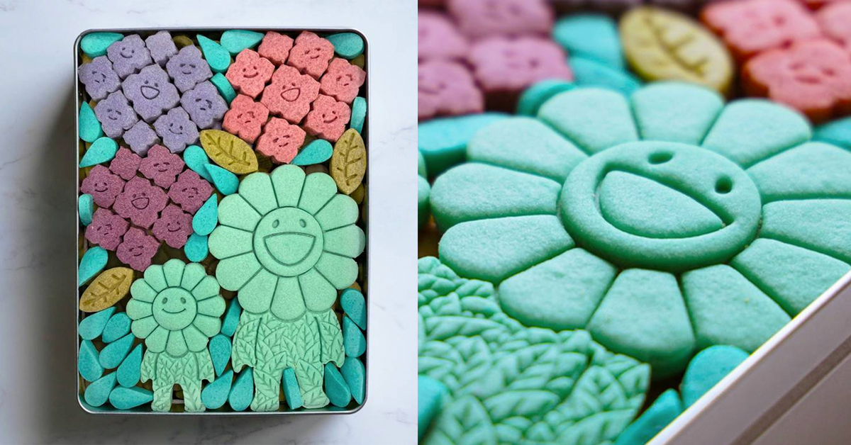 หอมหวานดอกไม้บานไปกับคุกกี้รูปดอกไม้ Murakami ที่เปิดขายแบบลิมิเต็ดรับหน้าฝน