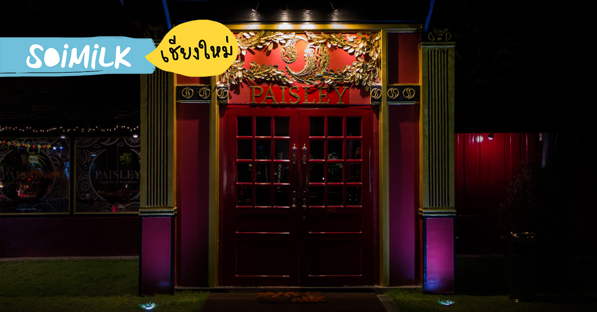 Paisley Tapas Bar & Restaurant ร้านทาปาสบาร์ที่อยากเห็นวัฒนธรรมการดื่มของเชียงใหม่เติบโตมากขึ้น