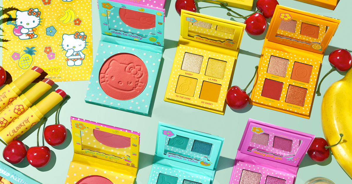 Hello Kitty x ColourPop เมื่อความสดใสในแบบคิตตี้ถูกจับมาแปลงเป็นเมกอัปคิตสุดคิวต์