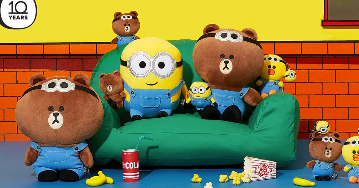 Minions x Brown & Friends คอลเลกชันการพบกันที่น่ารักจนใจเจ็บ ระหว่างเหล่า Minions กับแก๊ง Line Friends!