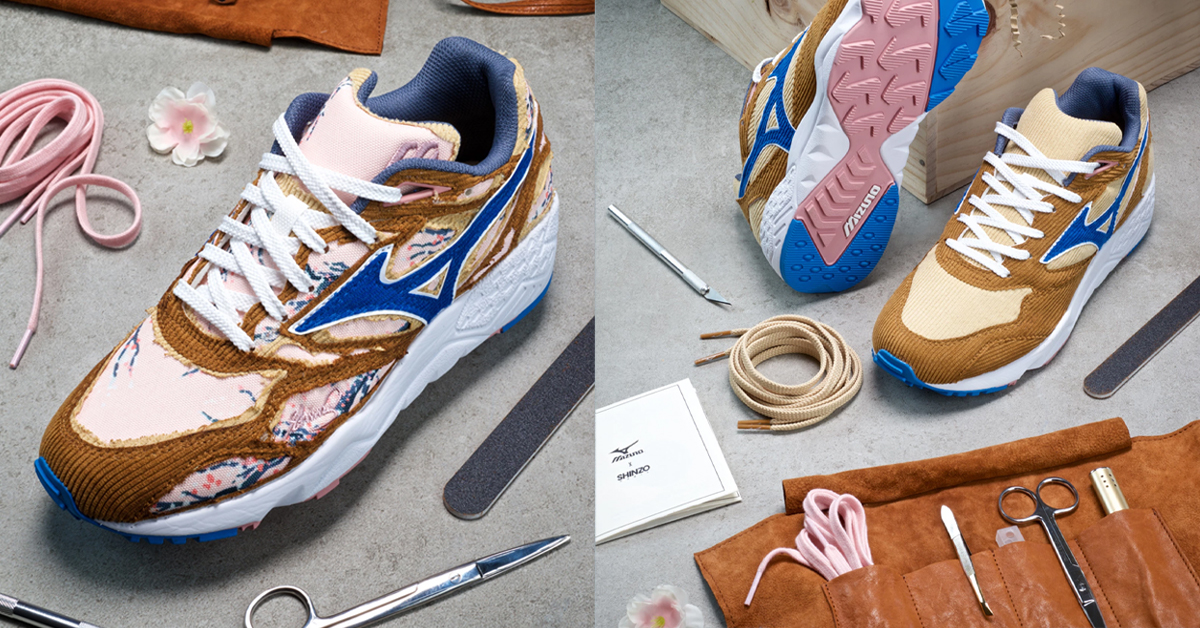 Shinzo x Mizuno สนีกเกอร์ปลุกวิญญาณสายอาร์ตที่ให้เราคัสตอมรองเท้าด้วยตัวเอง