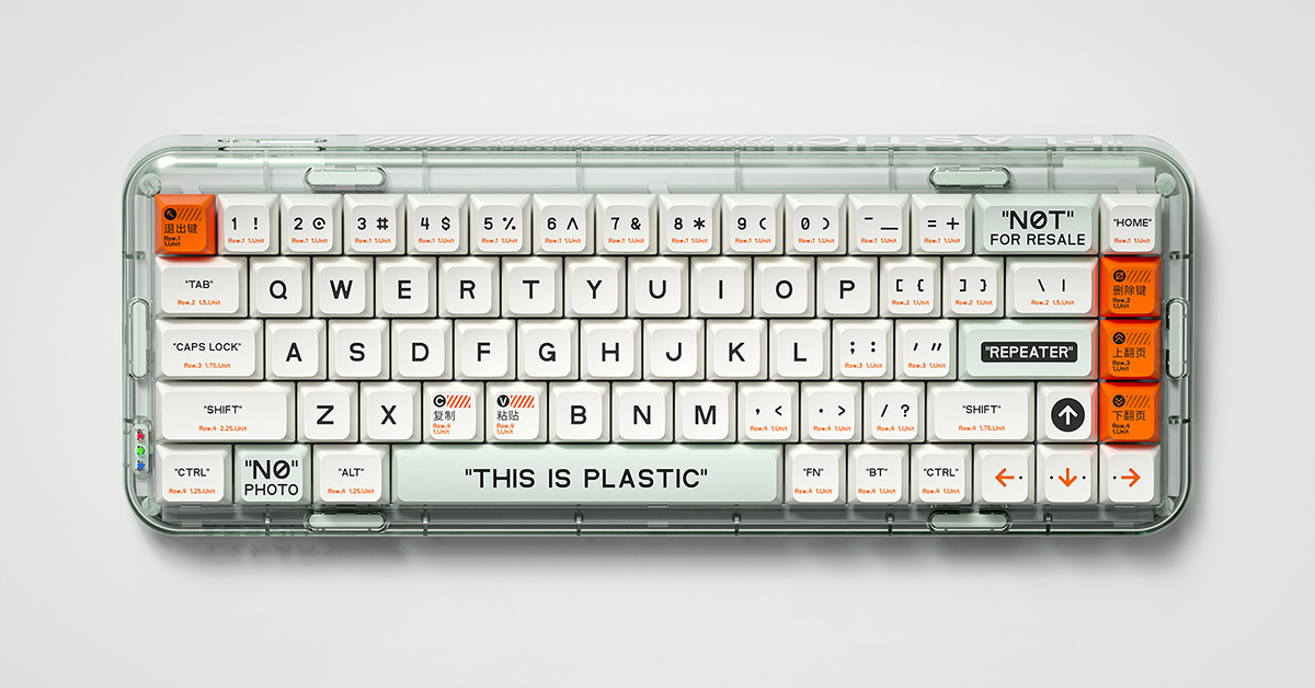 ปั่นงานอย่างมีสไตล์ด้วยคีย์บอร์ดใสจาก MelGeek ที่กรุ่นกลิ่นอายความเท่ในแบบ Off-White