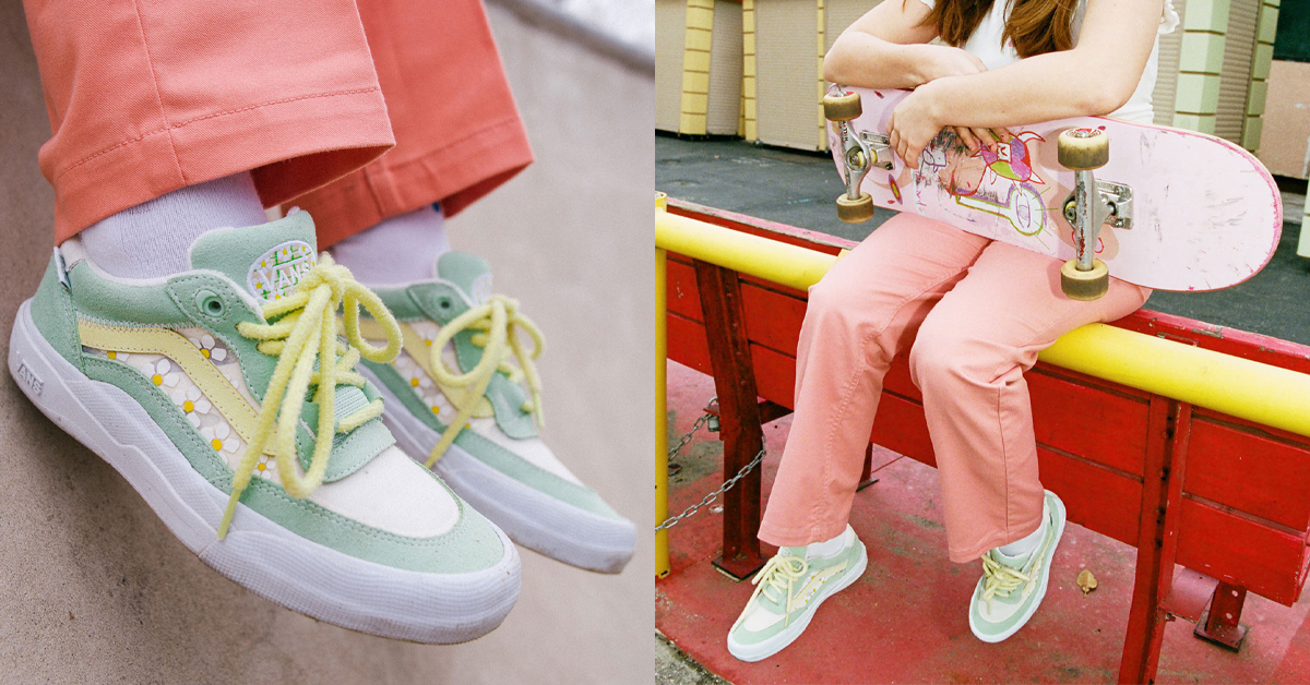 Vans x Brighton Zeuner เมื่อนักสเกตบอร์ดโอลิมปิกสาดความสดใสยุค 90s ใส่รองเท้าสเกตสุดคิวต์