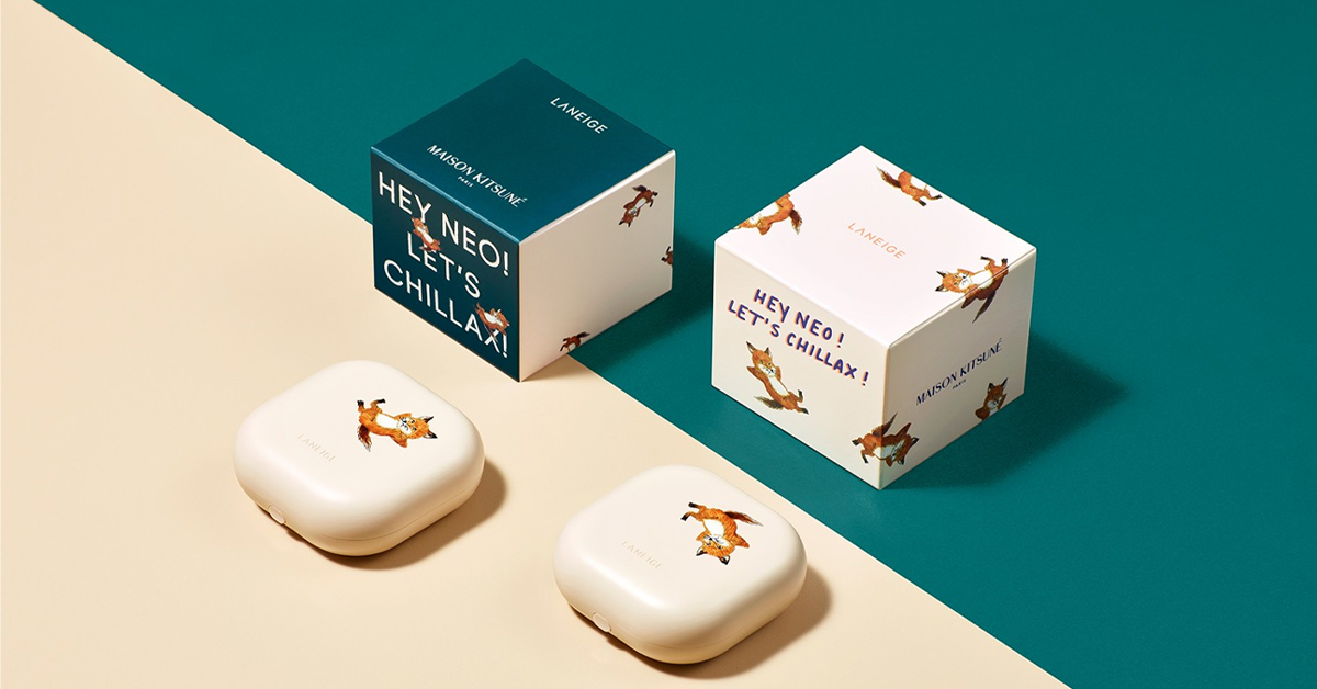 Laneige x Maison Kitsuné เมื่อเจ้าจิ้งจอกปารีสมาอยู่บนตลับคุชชันของแบรนด์เครื่องสำอางเกาหลีที่เรารัก