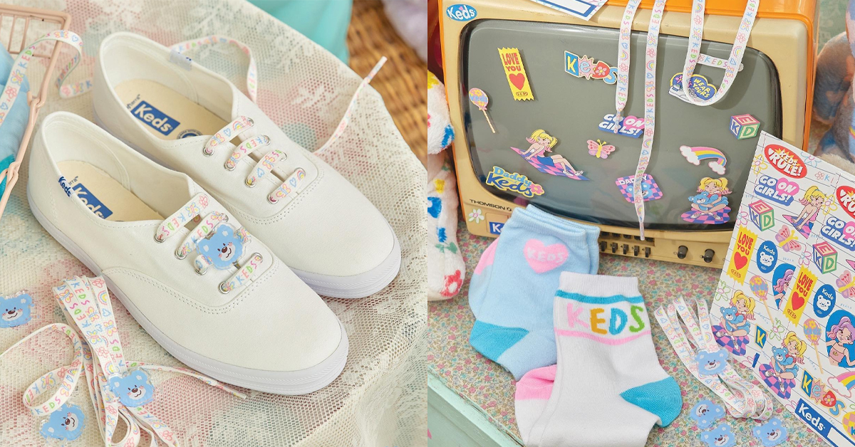 Keds x Daddy’s Sneak Around Set เมื่อความสดใสสไตล์ Daddy มาอยู่บนรองเท้าผ้าใบขาวของ Keds