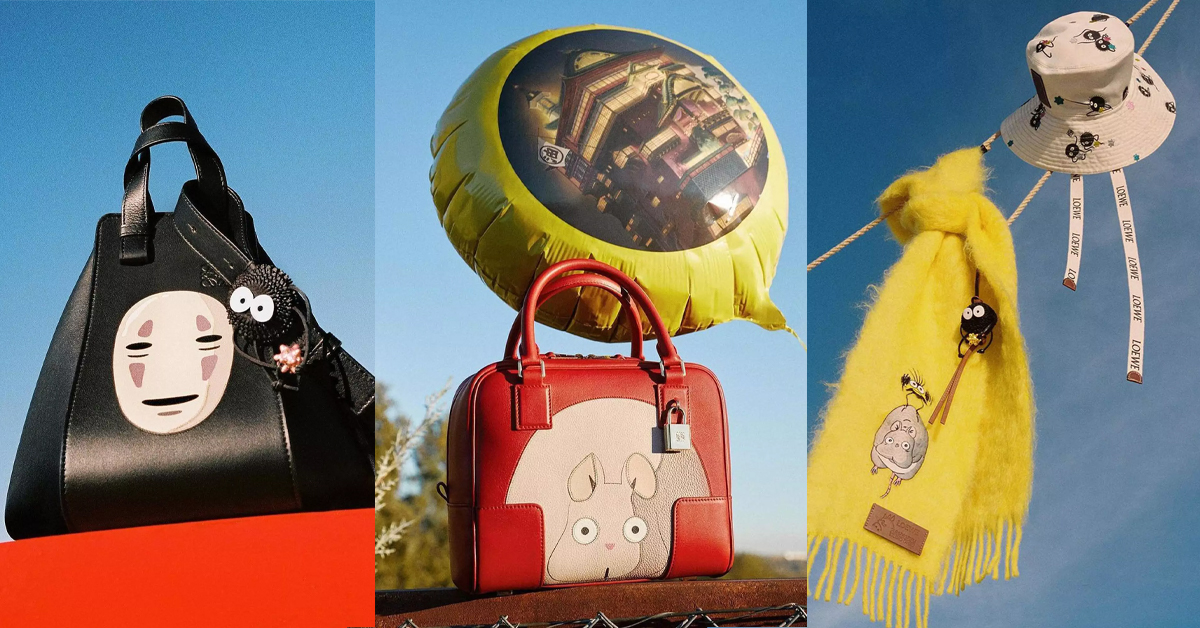 LOEWE x Spirited Away เมื่อเหล่าภูติแห่งโรงอาบน้ำพากันมาอยู่บนกระเป๋าสุดคูล!