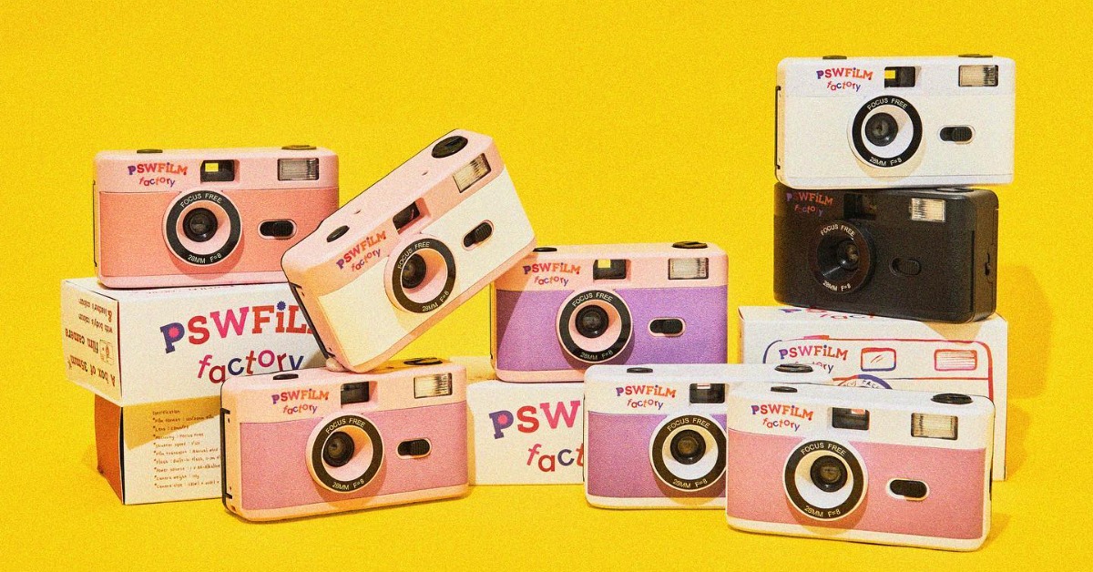ชวนจับจอง P/S/W Film Camera กล้องฟิล์มใช้ซ้ำได้ที่มาพร้อมกับสีสันสดใสชุบชูใจ