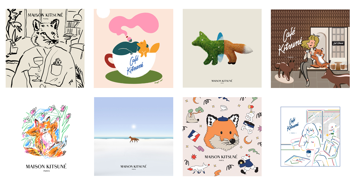 ชวนไปตามรอยจิ้งจอก 8 ตัว จากผลงานรีดีไซน์โลโก้ของ Maison Kitsuné โดย 8 ศิลปินไทยที่เรารัก