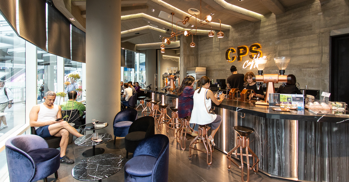 ชวนไปจิบกาแฟ CPS Coffee ที่สาขาใหม่ใหญ่สุดใน Terminal 21