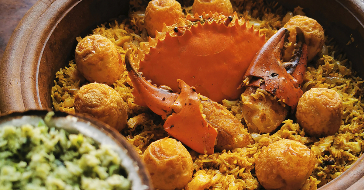 ตามไปดู Ministry of Crab เขาเซย์เฮลโหลกับเมนูใหม่ ‘บิรยานี’ คอมฟอร์ตฟู้ดสูตรศรีลังกาที่มาพร้อมเครื่องแน่น ๆ