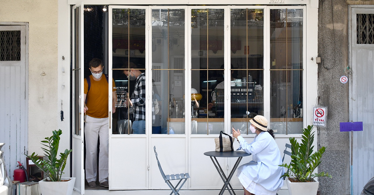 Blue Whale การเติบโตของเจ้าวาฬสีฟ้า จากคาเฟ่สุดคอมฟอร์ต สู่ร้านกินดื่มที่พิถีพิถันที่สุดในย่านท่าเตียน