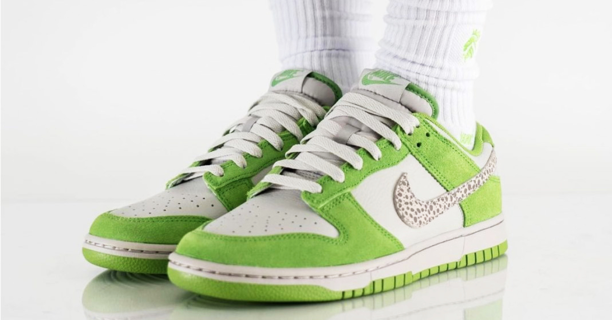 สังเคราะห์ด้วยแสงจริง ๆ ไม่ได้ แต่ใส่แล้วเท่ได้: Nike ปล่อย Dunk Low รุ่นสวูชซาฟารี ในคัลเลอร์เวย์เขียว ‘คลอโรฟิลล์’