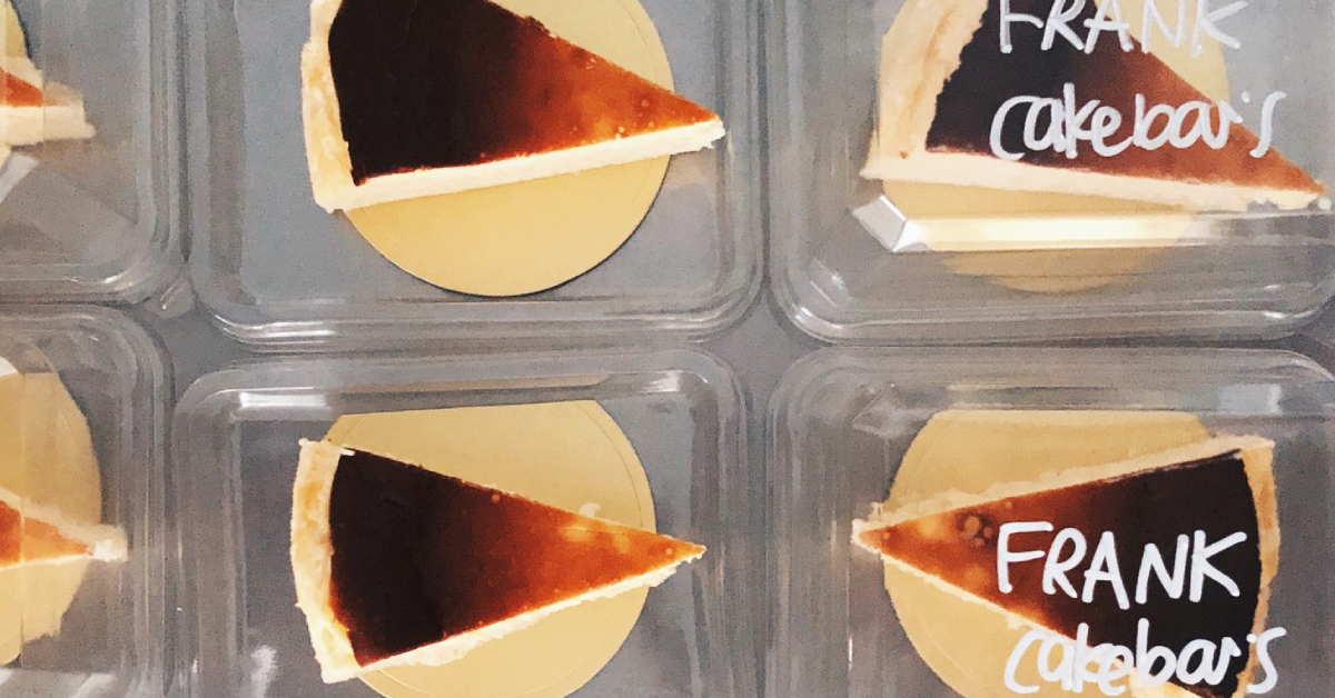 Frank Cake Bar ปล่อยเมนูพิเศษ Basque Burnt Cheesecake รับปลดล็อกโควิด