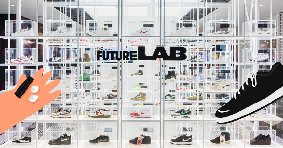 ทดลองส่วนผสมค้นหาสไตล์ที่ใช่ในแบบของเราที่ Future Lab พื้นที่ออกแบบสนีกเกอร์ในแบบ Your Edition