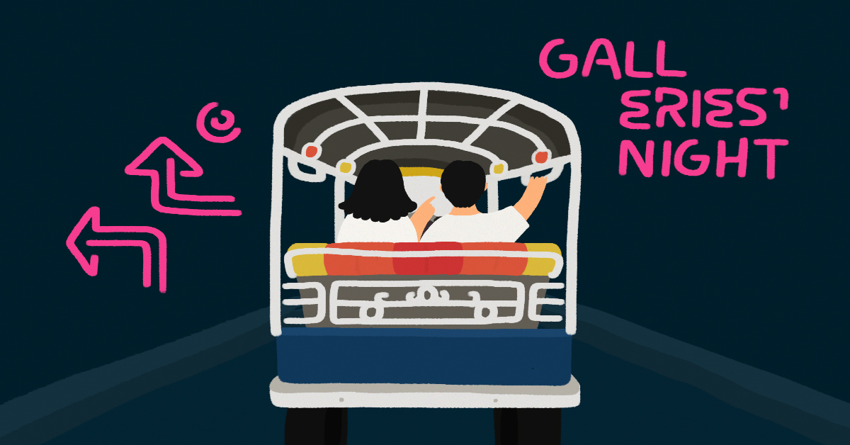 ชวนโบกตุ๊กตุ๊กชมงานศิลปะในงาน Galleries’ Night Bangkok 2020 ที่กำลังจะมาในวันวาเลนไทน์นี้