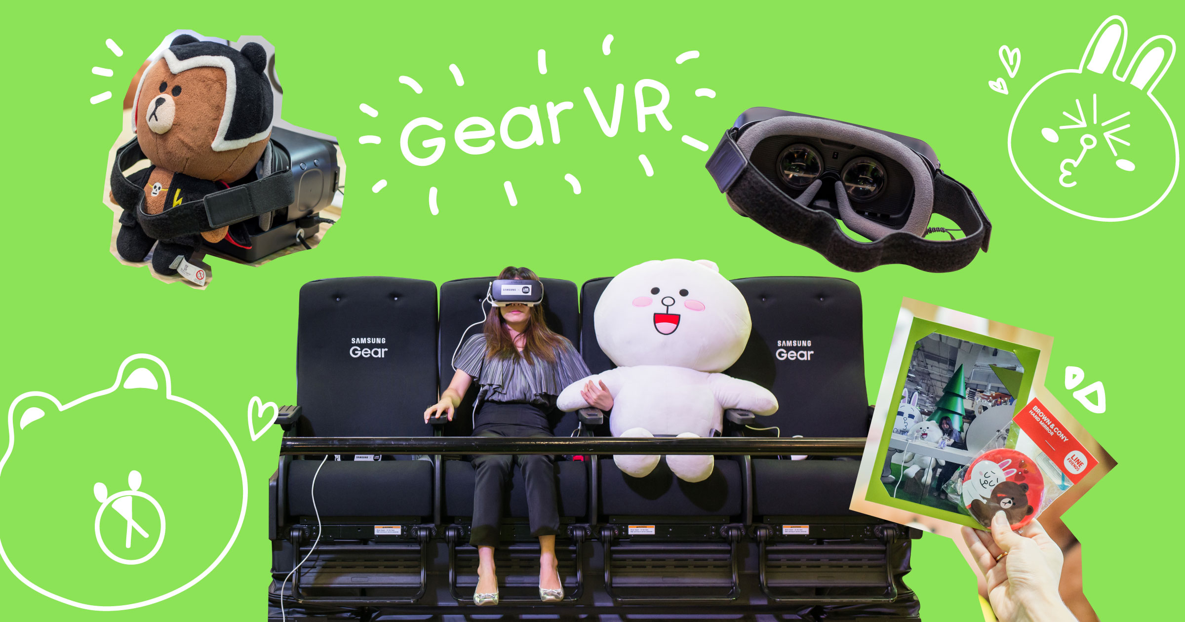 4 โซนน่าลองในงาน Samsung X Line Friends Pop-Up Store