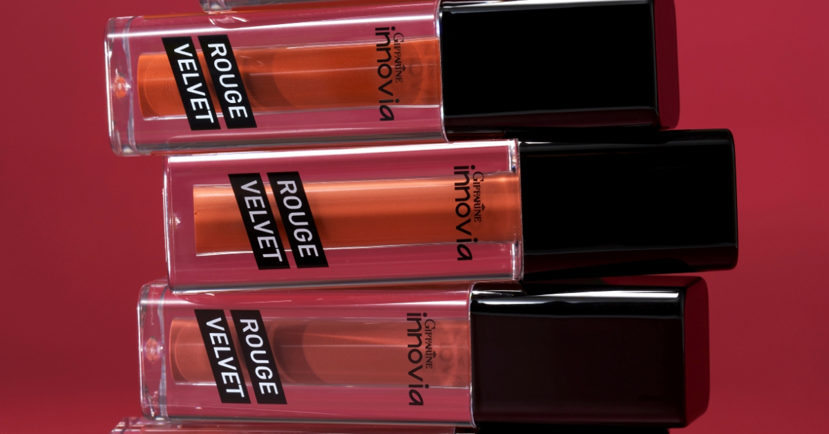 Giffarine นำเสนอบิวตี้ไอเทมตอบโจทย์คนใส่แมสก์ Giffarine Innovia Rouge Velvet ลิปติดทน ไม่ติดแมสก์