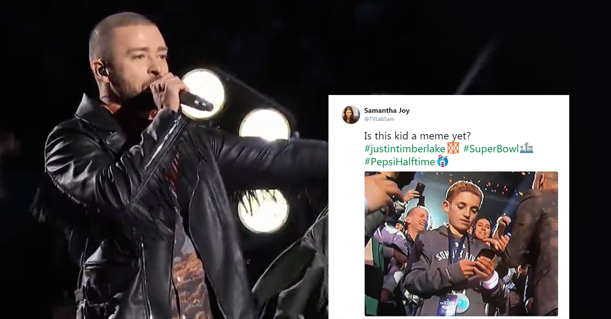 Soimilk กับชาวเน็ต : น้องคนนี้ดูอะไรอยู่แทนที่จะดู Super Bowl LII Halftime Show ของ Justin Timberlake