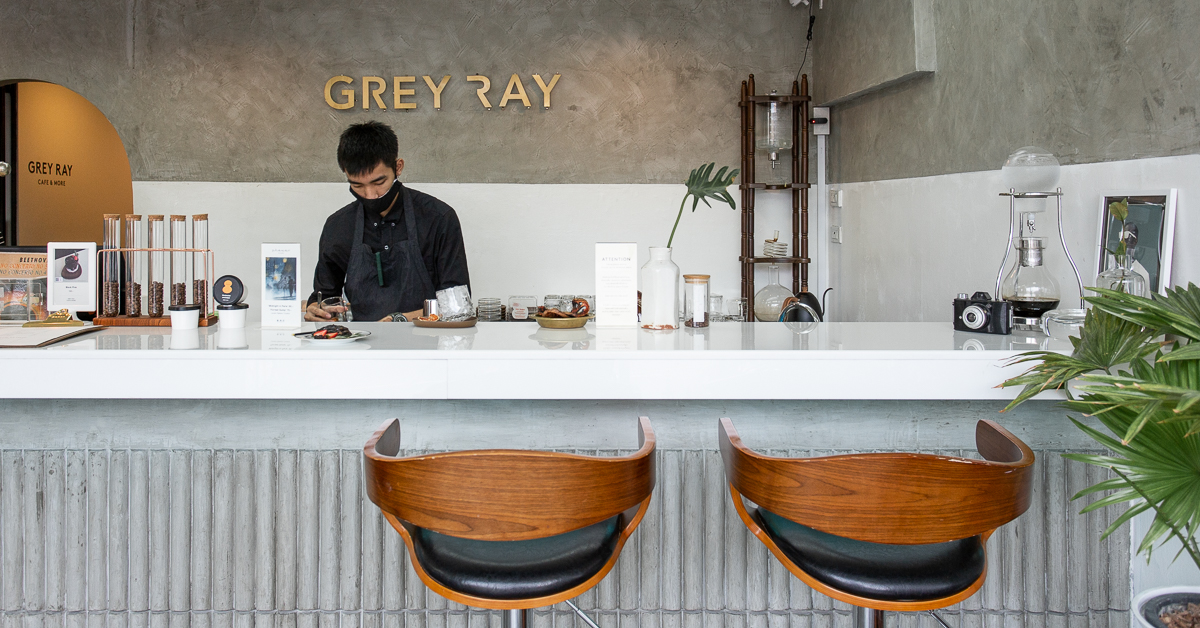Grey Ray Cafe & More คาเฟ่เครื่องเขียนที่เสิร์ฟทั้งเครื่องดื่มและแรงบันดาลใจสำหรับคนรักงานดีไซน์