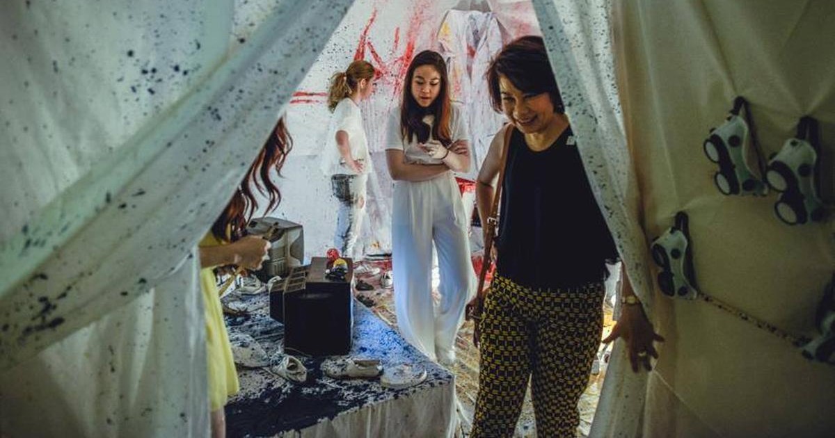 เตรียมไปดูงานศิลปะตามห้องต่าง ๆ ในโรงแรมที่งาน Hotel Art Fair