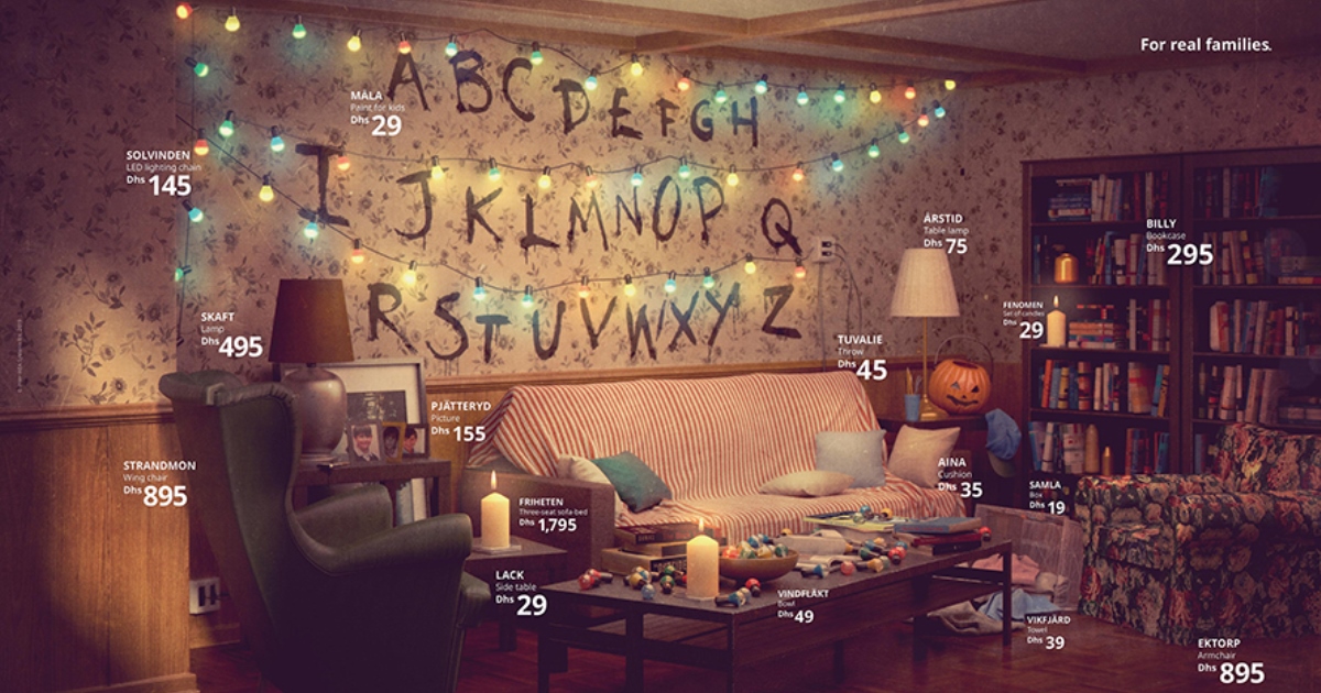 เราสามารถทำบ้านตัวเองให้เหมือนอยู่ใน Stranger Things ได้แล้ววันนี้ จากโฆษณาตัวใหม่ของ IKEA