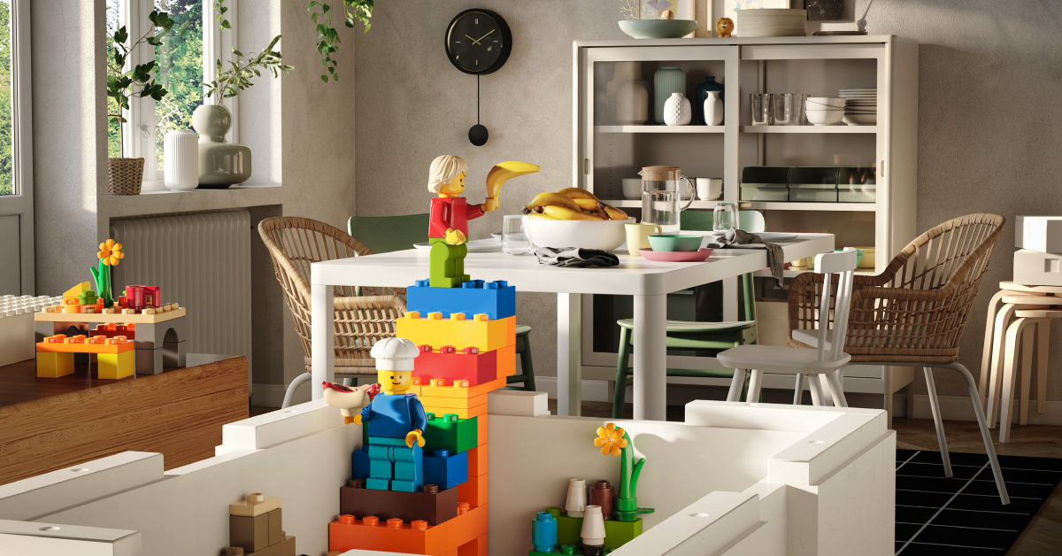 เก็บของได้ เป็นของเล่นก็ได้: IKEA x Lego เตรียมวางขาย Bygglek กล่องเก็บของตัวต่อเสริมสร้างจินตนาการ