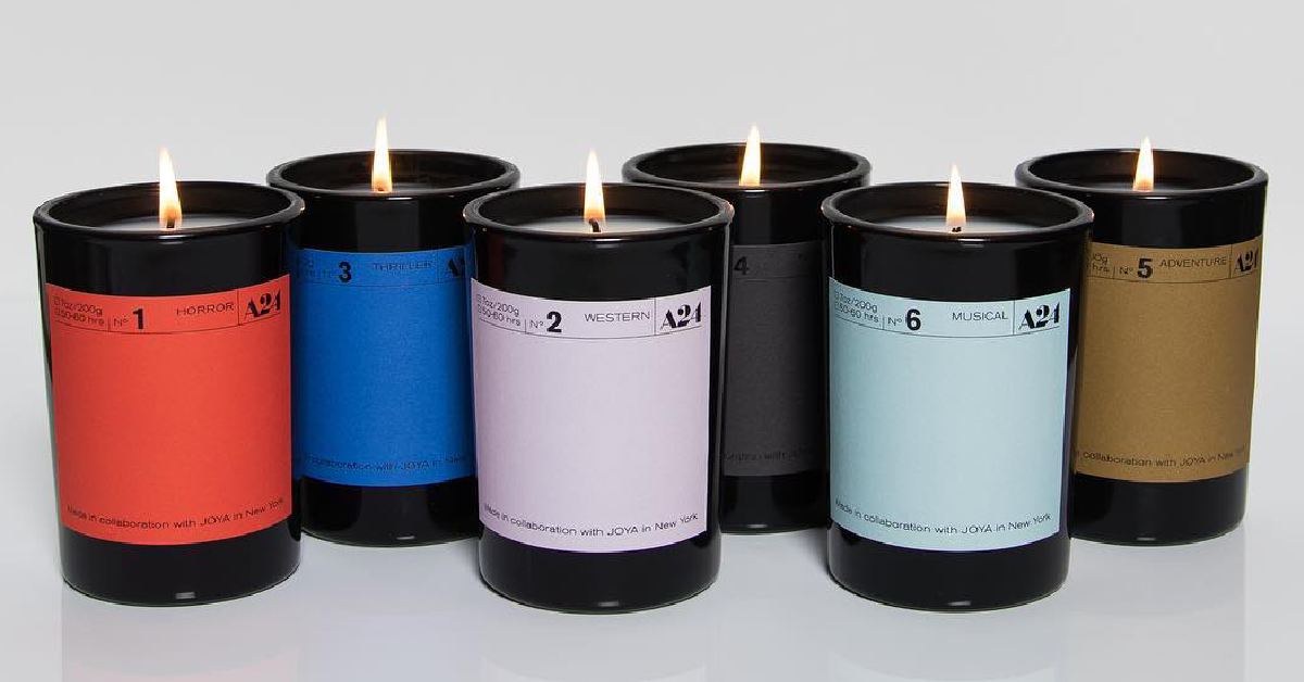 เสพหนังผ่านเทียนหอมสไตล์ค่ายหนังอินดี้ กับ A24 x Joya Studio Genre Candles