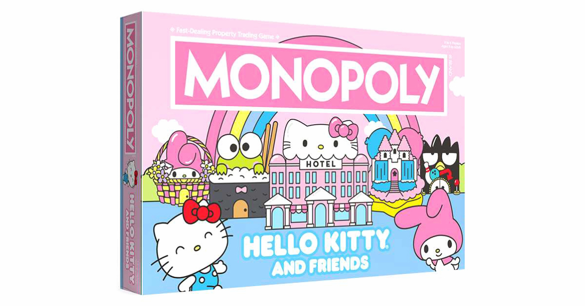 Hasbro x Sanrio การรวมตัวของแบรนด์ที่เด็ก ๆ ทั่วโลกรัก จนออกมาเป็นเกมเศรษฐีรุ่น Hello Kitty and Friends