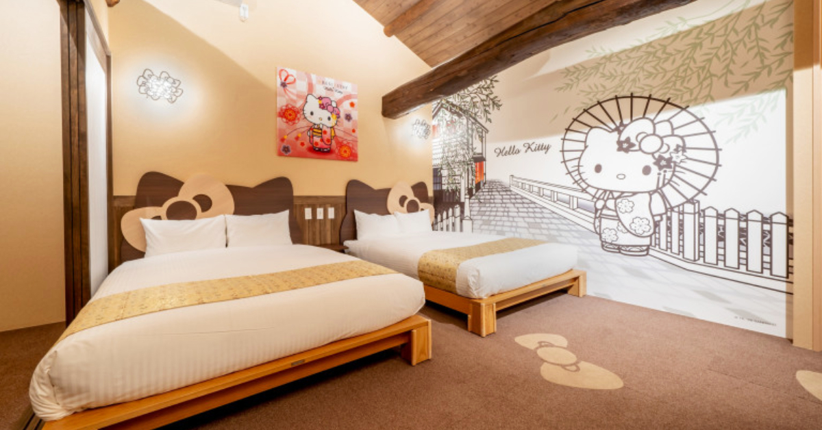 RESI STAY Nishiki เกียวโต เปิดตัวห้องพัก Hello Kitty ที่ชวนให้แขกผู้เข้าพักได้ย้อนยุคอย่างมีสไตล์
