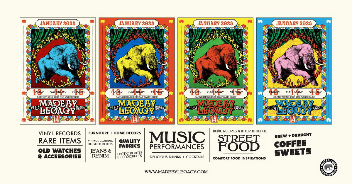 เจอกันสุดสัปดาห์นี้ที่ตลาด Made By Legacy ครั้งที่ 14 กับการเปลี่ยนสถานที่จัดงานไปปักหมุดใหม่ย่านราษฎร์บูรณะ