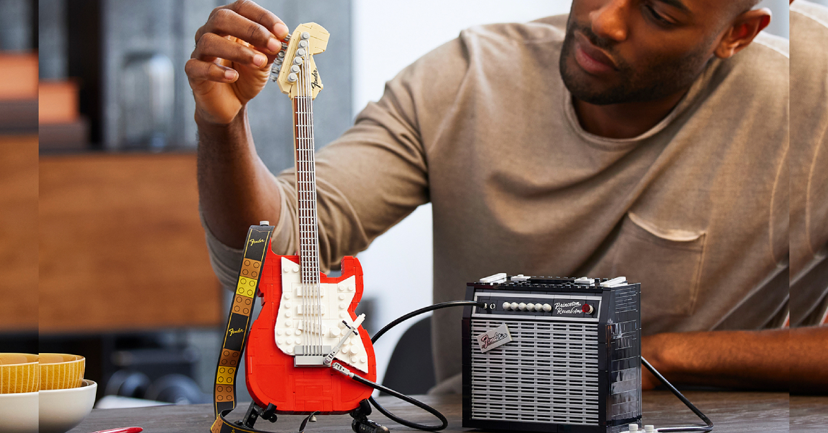 LEGO x Fender เปิดโปรเจกต์ตัวต่อสุดเนี้ยบของคนรักดนตรี เล่นกีตาร์ไม่เป็นก็มีไว้ในครอบครองได้