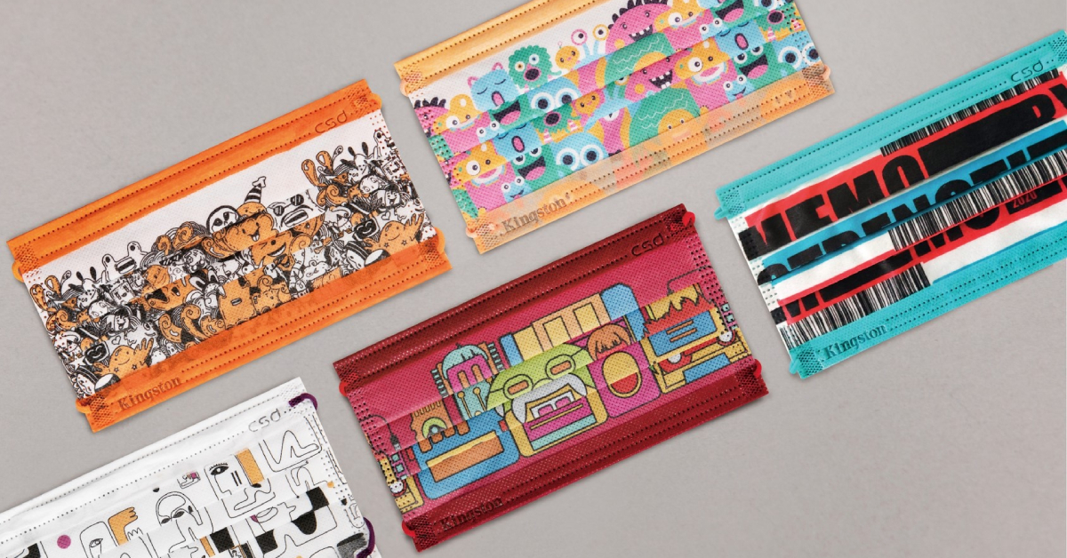 เพราะเทคโนโลยีคู่กับดีไซน์เสมอ: Kingston x CSD ได้ผู้ชนะการออกแบบหน้ากากอนามัย ที่มาพร้อมกราฟิกสุดคิวต์