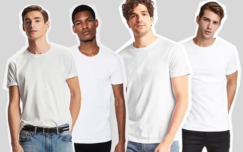 Classically White: เสื้อ T-shirt เรียบดูดีสำหรับสุภาพบุรุษ