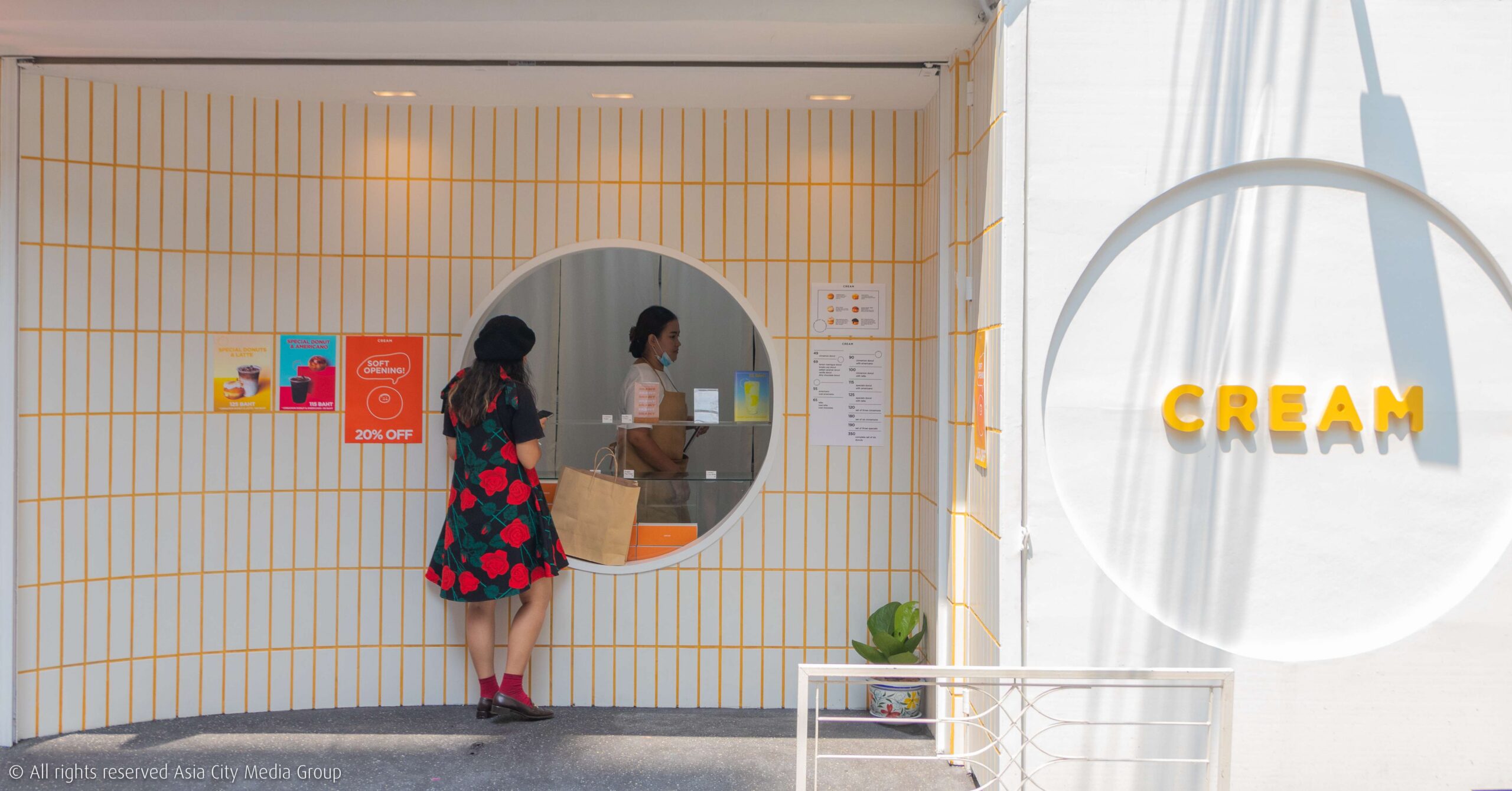 Cream ร้านโดนัทป็อปอัปกลางซอยละลายทรัพย์ โดยทีม Flour Flour จากเชียงใหม่