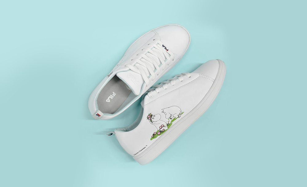 FILA x Moomin เจ้าโทรลล์ตัวกลมบนสนีกเกอร์สีขาวโดนใจ