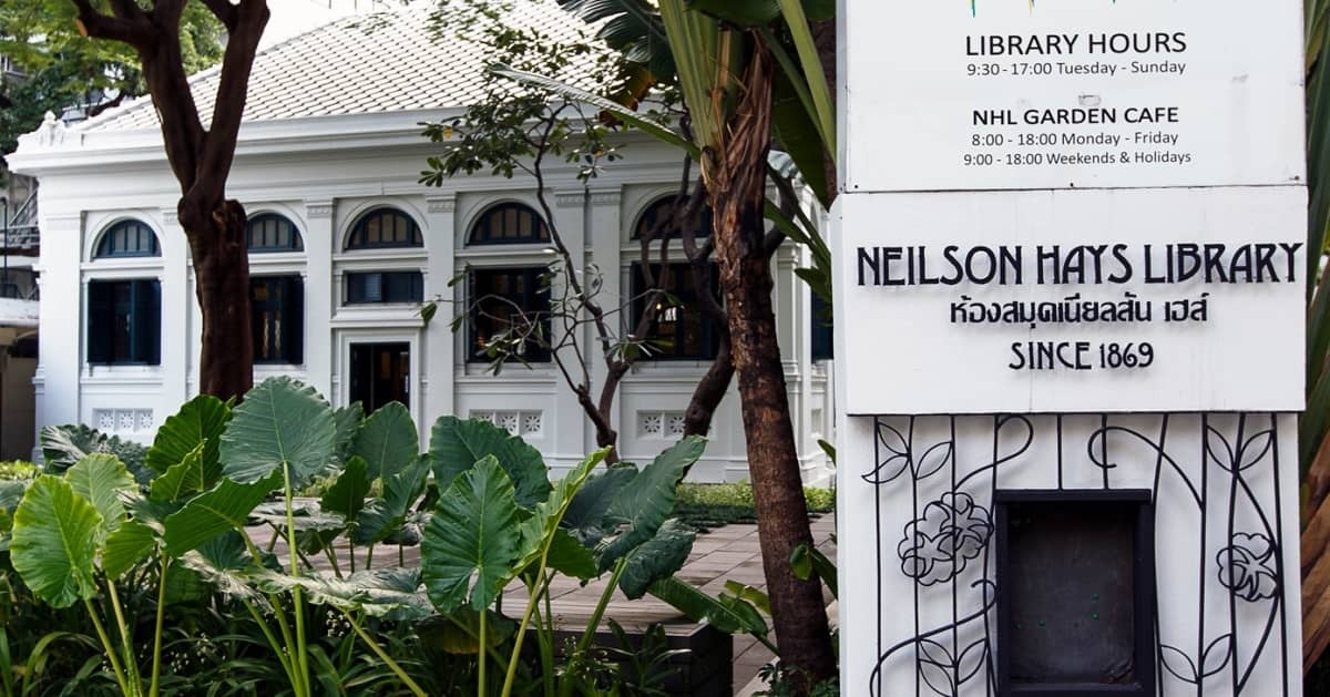 เทศกาลวรรณกรรมนานาชาติครั้งแรกของประเทศไทย ในหอสมุดที่เก่าแก่ที่สุดในสยามประเทศ Neilson Hays