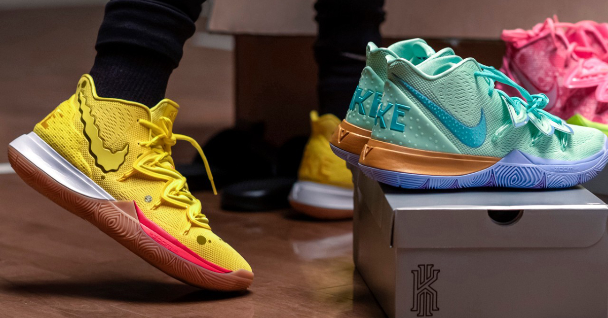 จากการ์ตูนฟองน้ำอารมณ์ดีสู่รองเท้าบาสเกตบอลใน Kyrie 5 x SpongeBob SquarePants